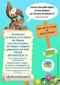 AFFICHE CONCOURS DESSIN PAQUES SI 2021