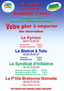MARCHE GOURMAND 1er MAI 2021 SYNDICAT INITI