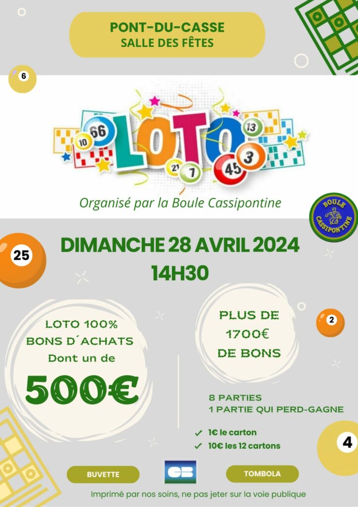 loto boule cassipontine