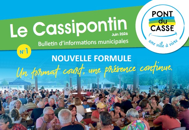 Le nouveau « Cassipontin » dans vos boîtes aux lettres !